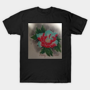 Peony tattoo T-Shirt